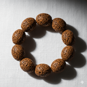 VLUKY - [Willow Wood] Olive Pit Carving Bracelet