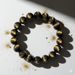 VLUKY - [Great Post Earth] Golden Sheen Obsidian Bracelet