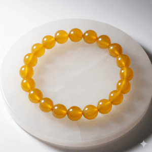 VLUKY - [City Wall Earth] Yellow Jade Bracelet