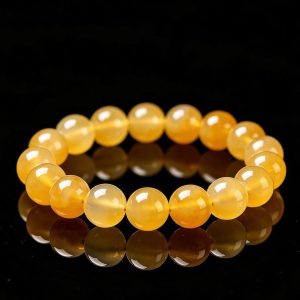 VLUKY - [City Wall Earth] Yellow Jade Bracelet