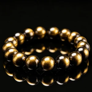 VLUKY - [Great Post Earth] Golden Sheen Obsidian Bracelet