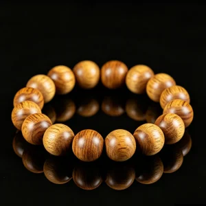 VLUKY - [Gold-Foil Gold] Golden Vein Wood Bracelet