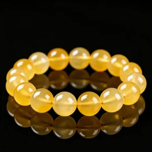 VLUKY - [Roof Earth] Yellow Chalcedony Bracelet